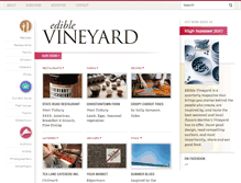 Tablet Screenshot of ediblevineyard.com